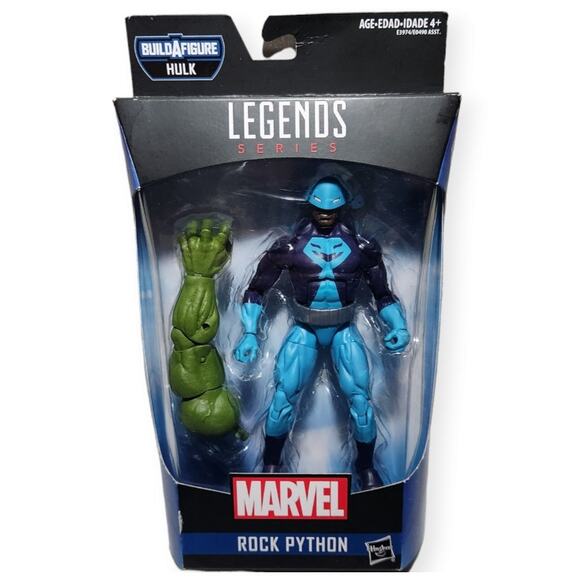 Marvel Legend Series Rock Python Build A Figure Hulk 7" Action Figure 2018 New - Picture 1 of 9